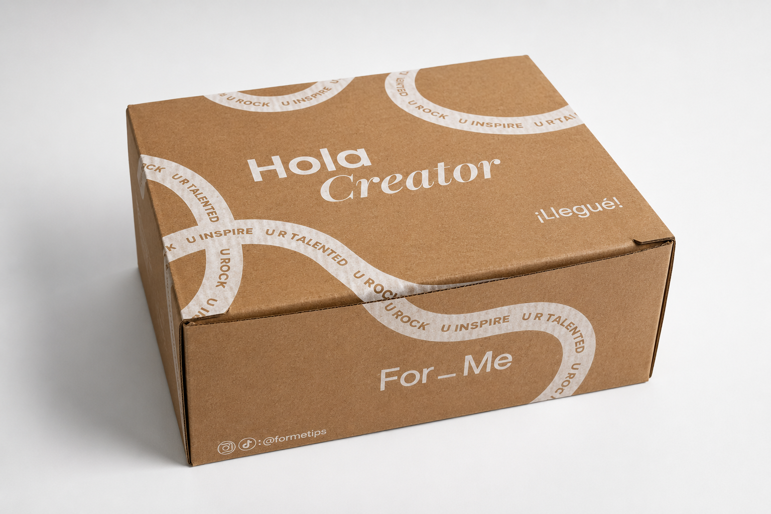 Caja de Cartón For_Me